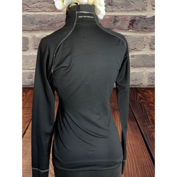COLUMBIA Ladies black omni heat 1/4 zip pullover - Size Small - Picture 4 of 5